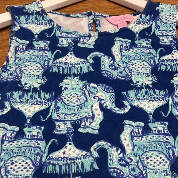 4 for $20 Lilly girls elephant 🐘 shift/swim cover up terry material size L 8-10 - Picture 5 of 9